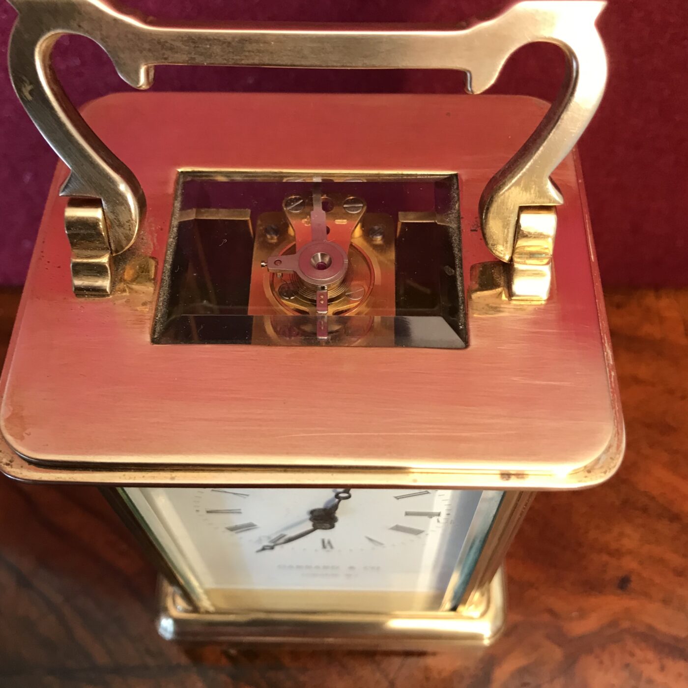 Garrard & Co London carriage clock Frank Craig Antiques