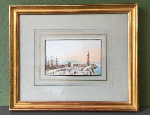 Superb Condition Pair Of 19ct Neapolitan Views