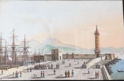Superb Condition Pair Of 19ct Neapolitan Views