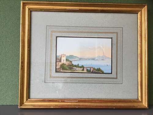 Superb Condition Pair Of 19ct Neapolitan Views