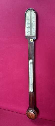 Georgian Stick Barometer Circa 1830
