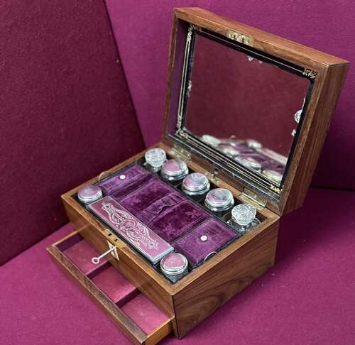 Victorian Jewellery / Dressing Case Circa 1875