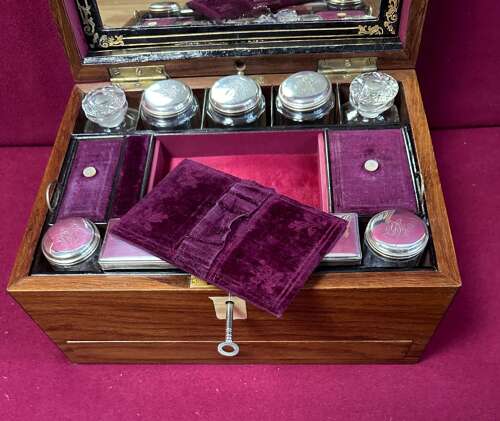 Victorian Jewellery / Dressing Case Circa 1875