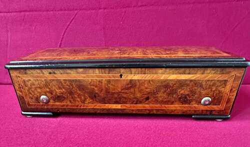 Victorian Music Box Circa 1875. Swiss Musical Box
