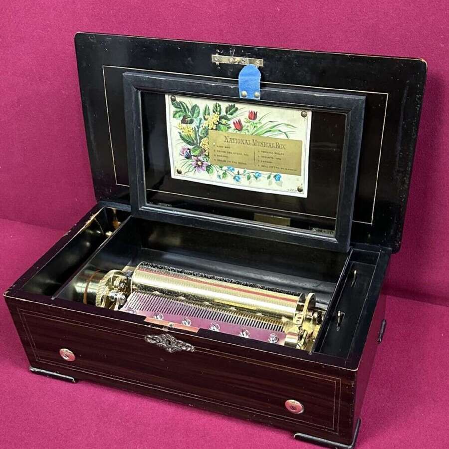 Victorian Music Box Circa 1875. Musical Box, 8 Airs