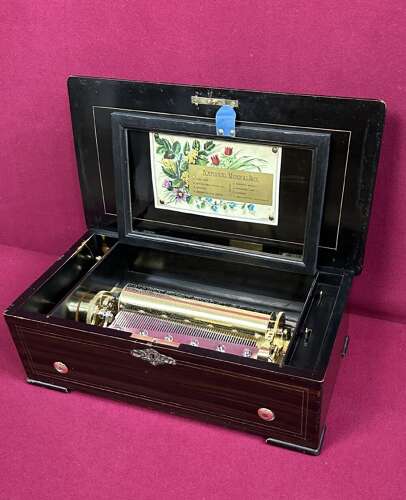 Victorian Music Box Circa 1875. Musical Box, 8 Airs