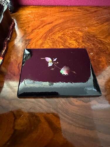 Papier Mache, Jewellery Box Circa 1880. Jewellery Box Or Bijouterie