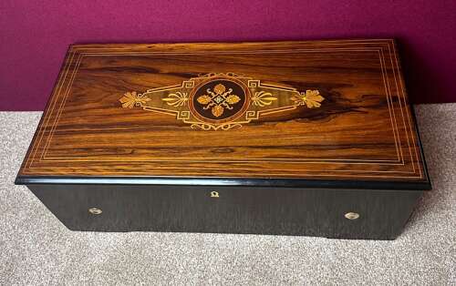 Music Box Circa, 1875. Bells In View, Musical Box