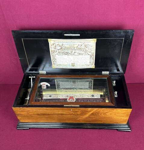 Music Box Circa 1880. Marquetry, Musical Box.