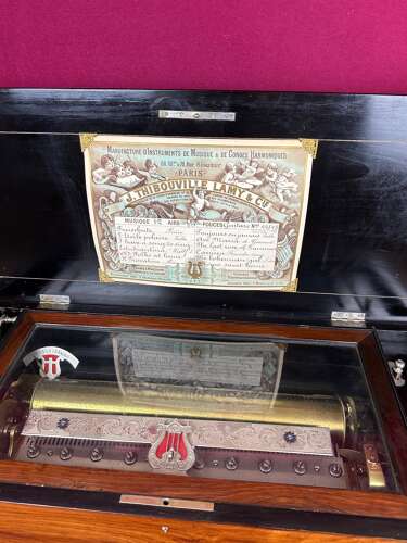 Music Box Circa 1880. Marquetry, Musical Box.
