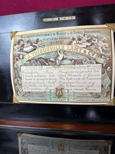 Music Box Circa 1880. Marquetry, Musical Box.