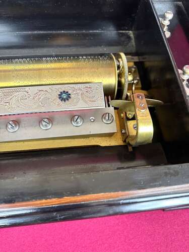 Music Box Circa 1880. Marquetry, Musical Box.