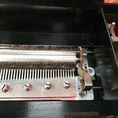 A Good Quality Victorian Music Box Circa 1875