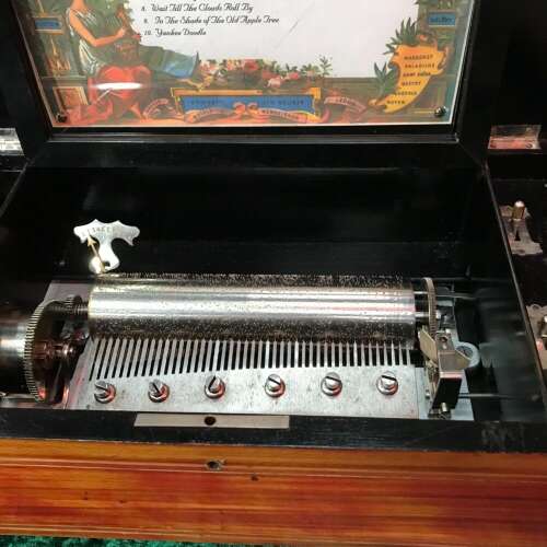 A Good Quality Victorian Music Box Circa 1875