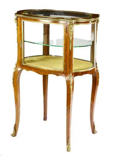 Bijouterie Vitrine Circa 1880. Display Cabinet