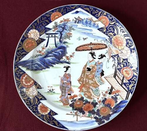 Imari Charger In Fantastic Condition Edo Period Circa1850