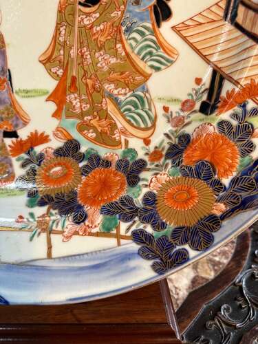 Imari Charger In Fantastic Condition Edo Period Circa1850