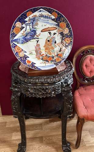 Imari Charger In Fantastic Condition Edo Period Circa1850