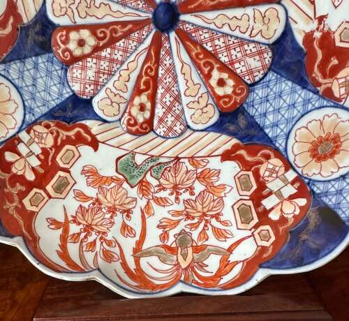 Pair Of Imari Chargers Circa 1900 / 1920. Japanese Asian Porcelain.