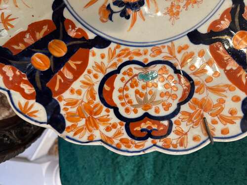 A Good And Large Imari Charger Circa 1900 / 1920.japanese, Asian Porcelain.