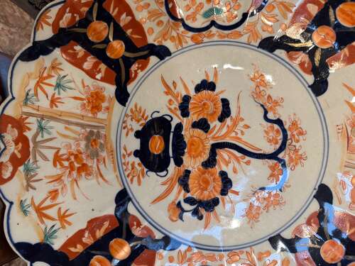 A Good And Large Imari Charger Circa 1900 / 1920.japanese, Asian Porcelain.