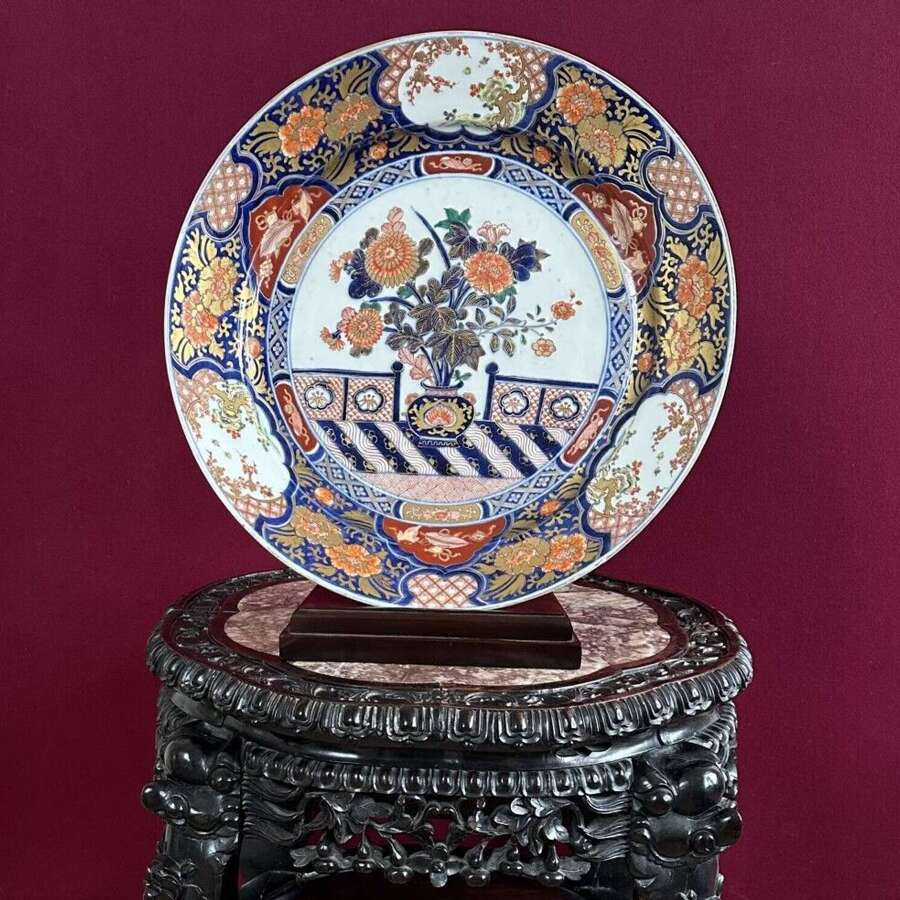 Edo Period Imari Charger Circa 1850
