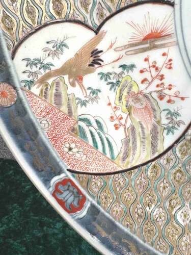A Good And Large Imari Charger Meiji Peroid