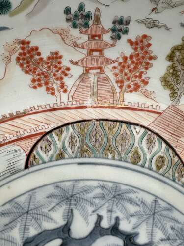 A Good And Large Imari Charger Meiji Peroid
