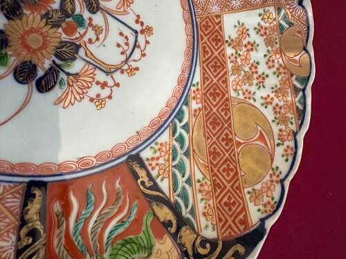 Superb Quality Pair Of Imari Chargers Circa 1890