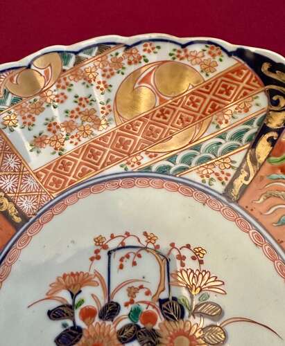 Superb Quality Pair Of Imari Chargers Circa 1890