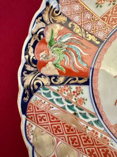 Superb Quality Pair Of Imari Chargers Circa 1890