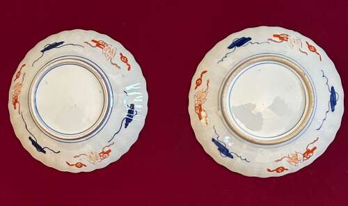 Superb Quality Pair Of Imari Chargers Circa 1890