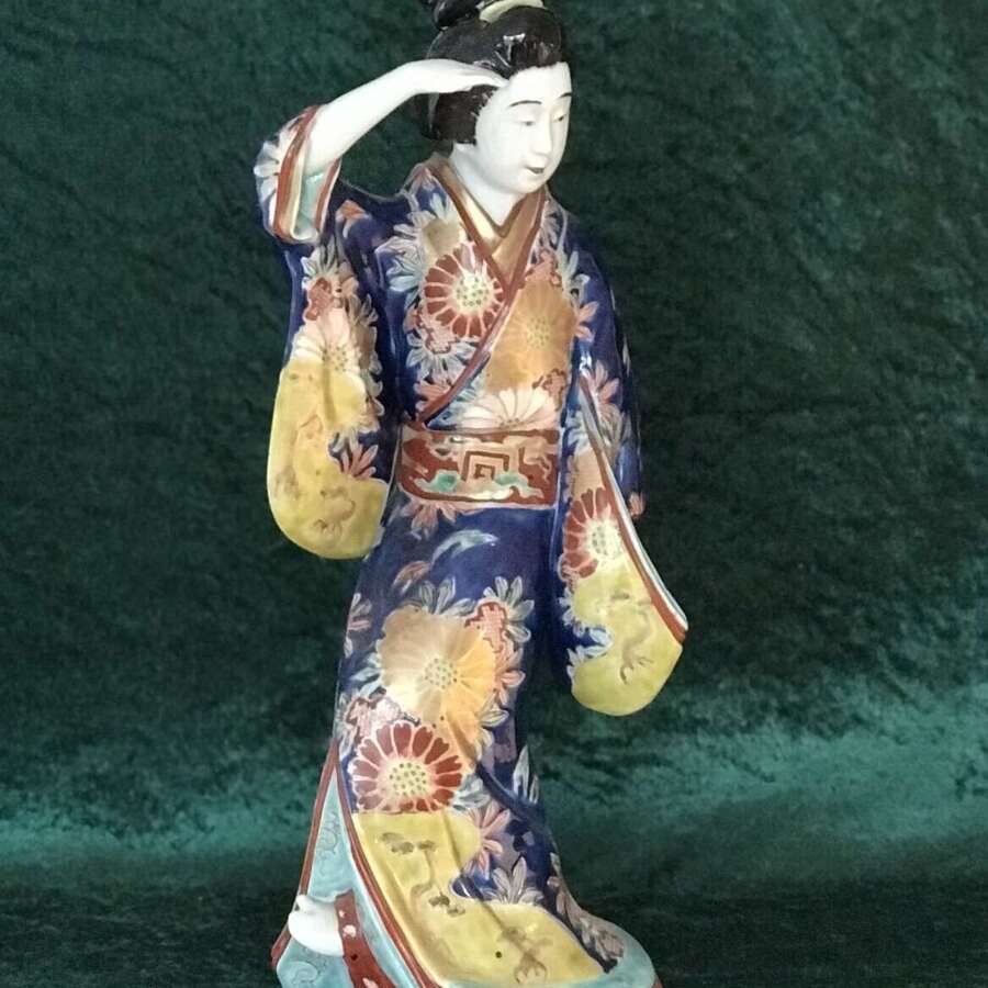 Good And Large Japanese Figure Circa 1900