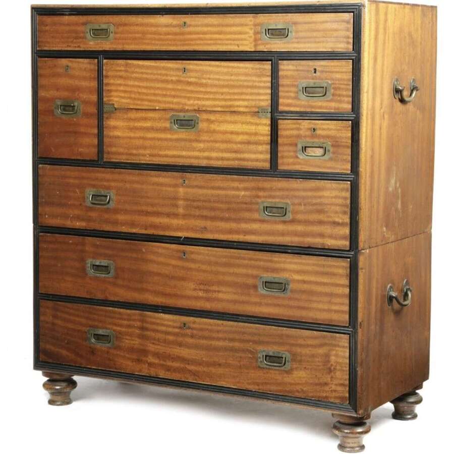 Military Campaign Camphor Wood Circa 1890