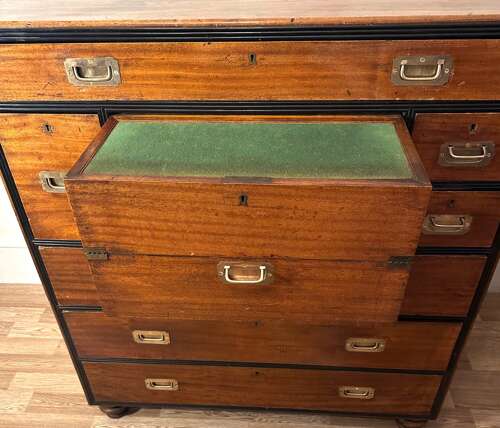Military Campaign Camphor Wood Circa 1890