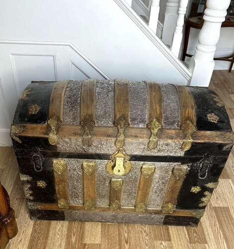 Victorian, Travelling Trunk Circa, 1875