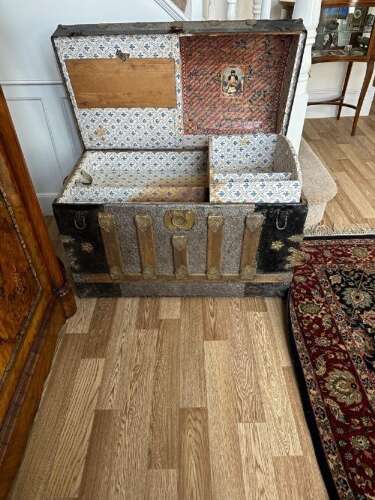 Victorian, Travelling Trunk Circa, 1875