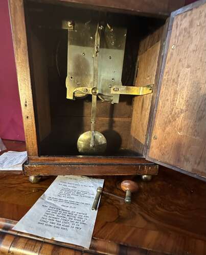 A Good English Georgian Bracket Clock