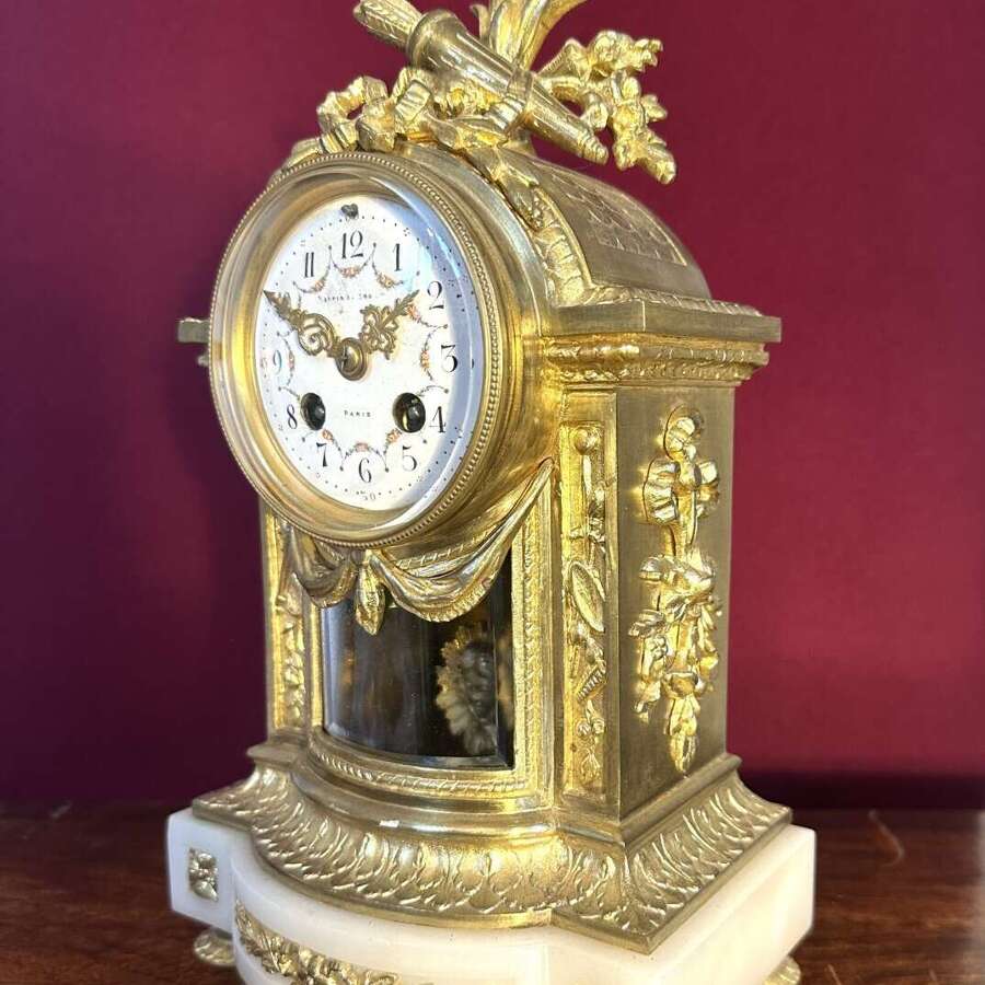 French Mantle Clock Circa 1880