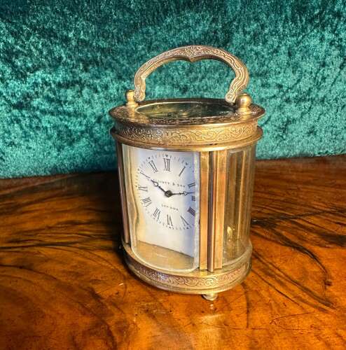Miniature Carriage Clock Circa 1920