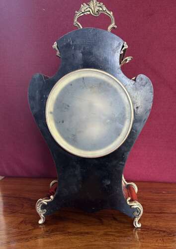 19th Century French Boulle Clock Circa 1890.Mantle Clock. 8 Day Mantel Clock
