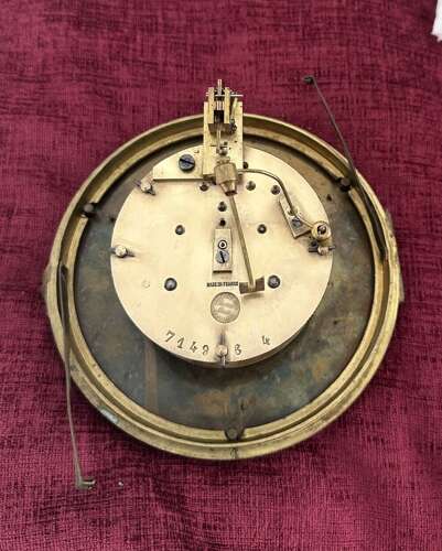 19th Century French Boulle Clock Circa 1890.Mantle Clock. 8 Day Mantel Clock