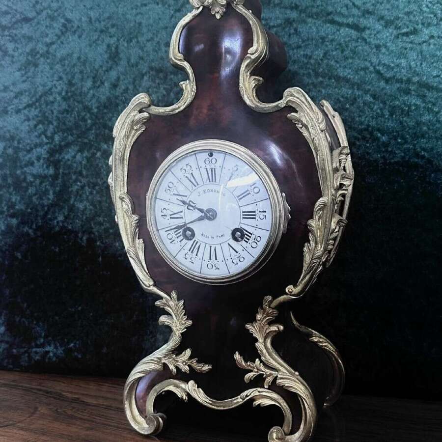 Victorian Mantel Clock In The Manner Of Louis XV, Circa 1875