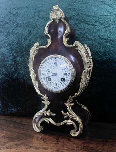 Victorian Mantel Clock In The Manner Of Louis XV, Circa 1875