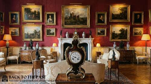 Victorian Mantel Clock In The Manner Of Louis XV, Circa 1875