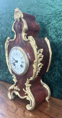 Victorian Mantel Clock In The Manner Of Louis XV, Circa 1875