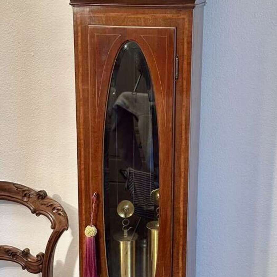 A Fine Long Case, Clock Of Small Proportions Circa 1910