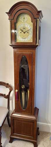 A Fine Long Case, Clock Of Small Proportions Circa 1910