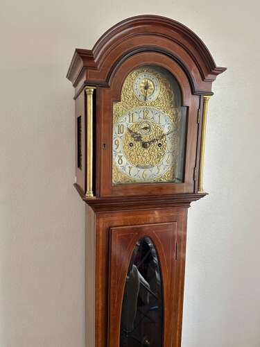 A Fine Long Case, Clock Of Small Proportions Circa 1910