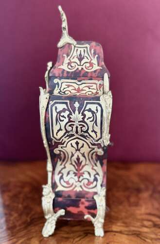 French Boulle 8-day Mantle Clock, Circa 1880